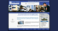 Desktop Screenshot of cleartitleservices.com